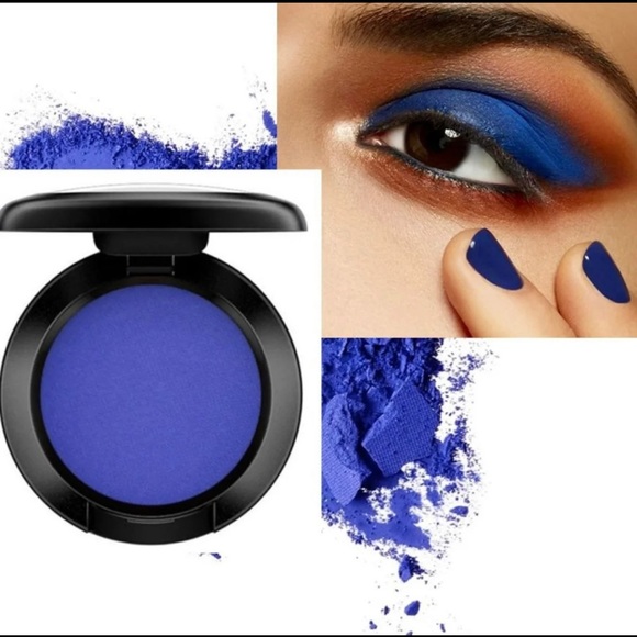 MAC Cosmetics Single Eyeshadow Atlantic Blue Matte BNIB - Picture 5 of 7